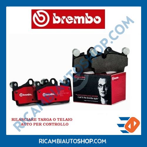 Brembo P52002 Plaquettes de Frein Avant