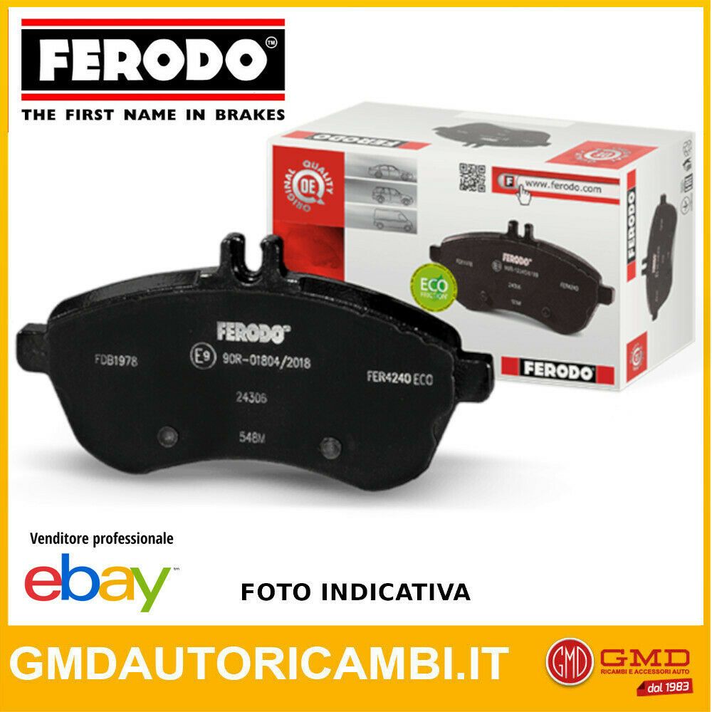 Ferodo FDB1160 Jeu de Plaquettes de Frein - (lot de 4)