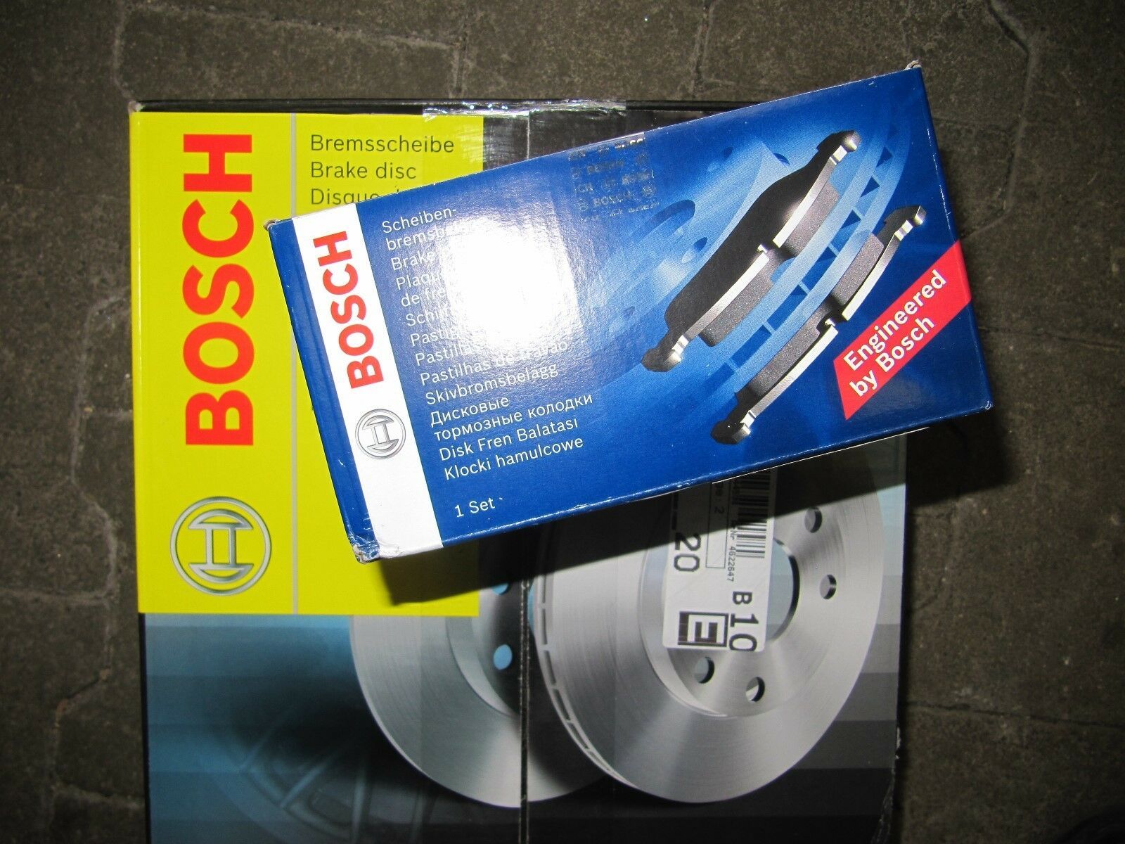 Lot de 2 Disque de frein Mapco