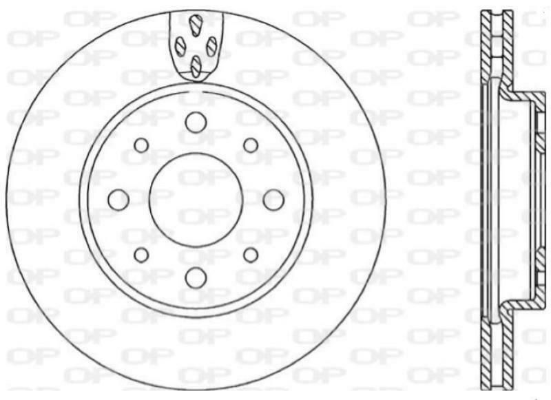 Open Parts BDA2234.20 Disque de Frein Standard - 2 Pièces