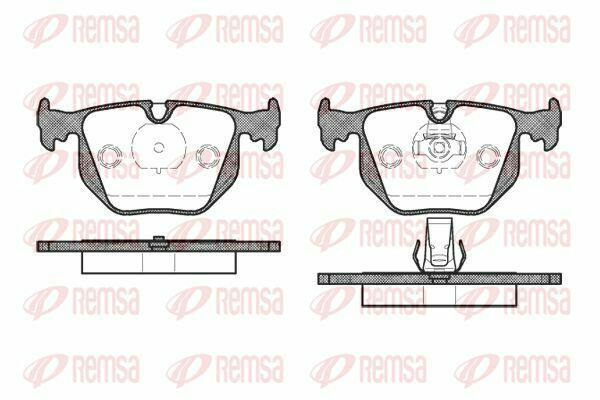 Metzger 0381.20 Kit de plaquettes de frein, frein à disque