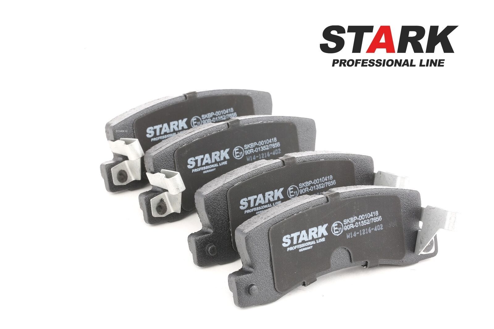 STARK SKBP-0010418 Jeu de 4 plaquettes de frein à disque